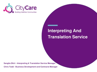 Interpreting And Translation Service