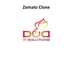 Zomato Clone | Zomoto Clone ReadyMade Script | DOD
