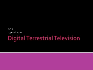 Digital Terrestrial Television