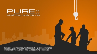 Pure Staffing Solutions | Permanent & Temporary Jobs in Canada