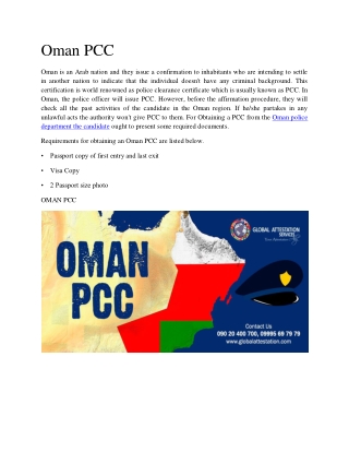 BEST OMAN PCC