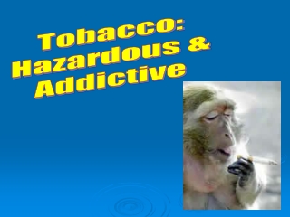 Tobacco: Hazardous &amp; Addictive