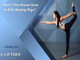 Don’t You Know How to Pick Boxing Rigs?