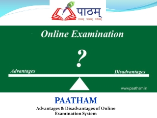 advantages and disadvantages of online examination system