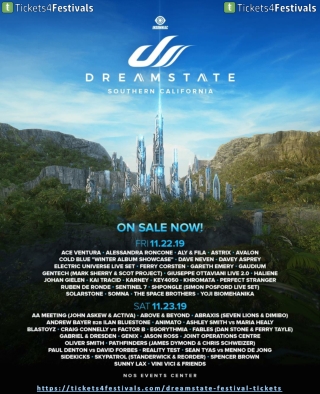 DreamState SoCal 2019 Festival Lineup Is Out!