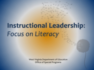Instructional Leadership : Focus on Literacy