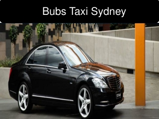 Bubs Taxi Sydney
