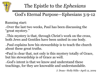 The Epistle to the Ephesians