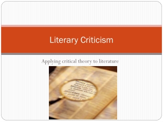 Literary Criticism