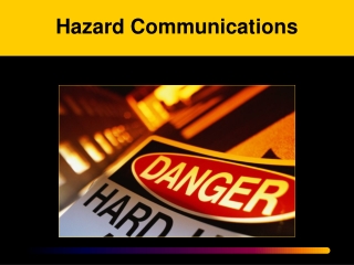 Hazard Communications