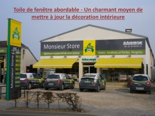 Toile de fenêtre abordable - Un charmant moyen de mettre à jour la décoration intérieure