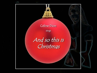 Celine Dion sings