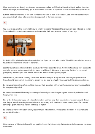 Don't Make Newbie Locksmith Faults. Check This Out Write-up!