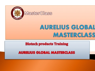 Biotech Products Training