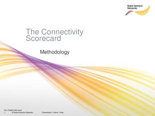The Connectivity Scorecard