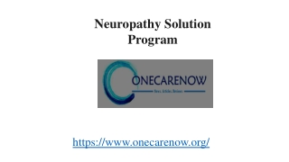 Neuropathy Solution Program