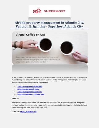 Airbnb management atlantic city