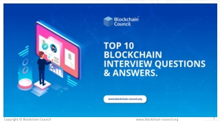 Top 10 Blockchain Interview Questions & Answers