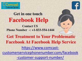Get Treatment to Your Problematic Facebook At Facebook Help Service