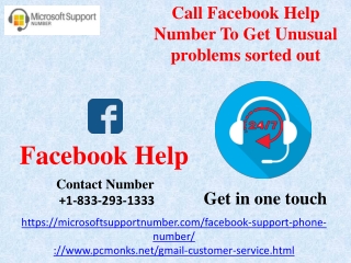 Call Facebook Help Number To Get Unusual problems sorted out