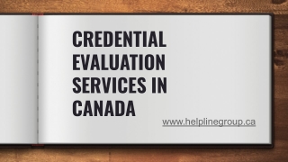 Are you searching for faster and reliable Credential Evaluation agency in Canada?