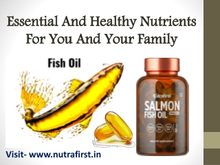The Best Source Of Omega-3 Fatty Acids- Salmon Fish Oil