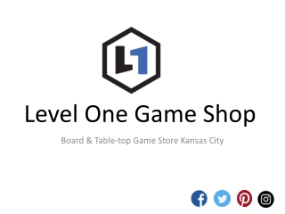 Level One Board and Table-top Game Store Kansas City