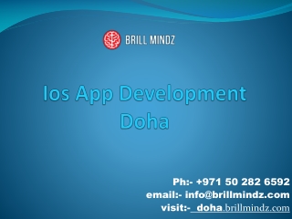 iOS Development Company Doha | Brillmindz