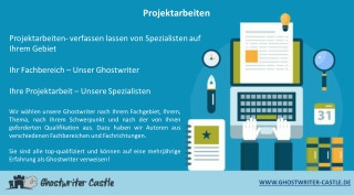 Projektarbeiten - Ghostwriter Castle