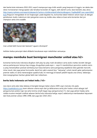 Berita Bola Indonesia Liga 2