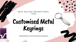 Customised Keyrings With Logo | Vivid Promotions