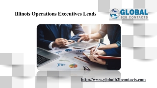 Illinois Operations Executives Leads