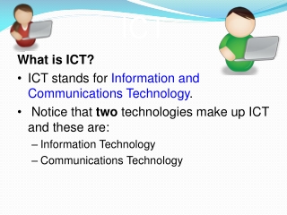 ICT