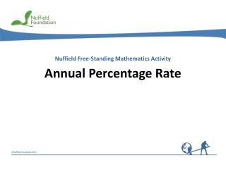 Annual Percentage Rate