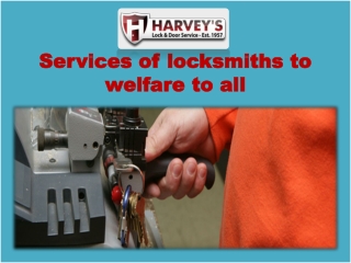 Locksmiths | Harvey Locks