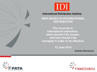 International Distribution Institute