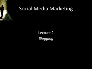 Social Media Marketing