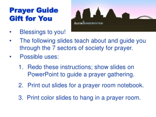 Prayer Guide Gift for You