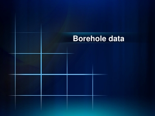 Borehole data