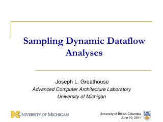 Sampling Dynamic Dataflow Analyses