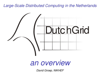 Large-Scale Distributed Computing in the Netherlands