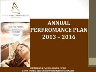 ANNUAL PERFROMANCE PLAN 2013 – 2016