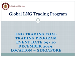 LNG Trading in House Training