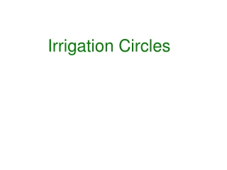 Irrigation Circles