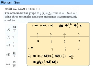 Riemann Sum