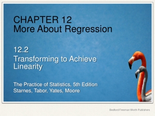 CHAPTER 12 More About Regression