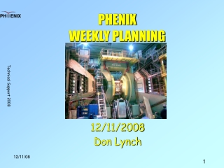 PHENIX WEEKLY PLANNING