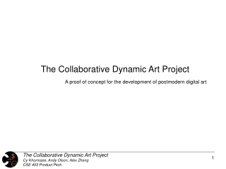 The Collaborative Dynamic Art Project