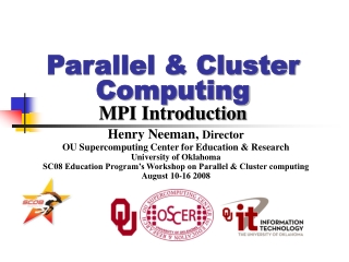 Parallel &amp; Cluster Computing MPI Introduction