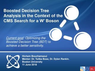 Boosted Decision Tree Analysis in the Context of the CMS Search for a W’ Boson
